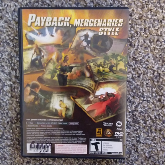 PlayStation 2 Mercenaries 2 World In Flames video game - Picture 2 of 3